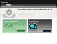 Tablet Screenshot of matha.org